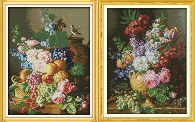 Fruit and flower (ไม่พิมพ์/พิมพ์ลาย)