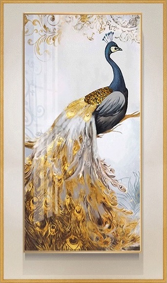 นกยูง peacock (พิมพ์ลาย)