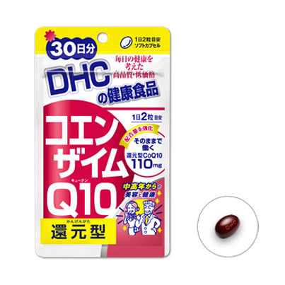 DHC Co-enzyme Q10 (30วัน) วิตามินคิวเทน ช่วยลดเลือนริ้วรอย คืนความอ่อนเยาว์ อ่อนกว่าวัย ป้องกันการเกิดริ้วรอย ชะลอความแก่ได้อย่างดีเยี่ยม ช่วยบำรุงสมองและบำรุงหัวใจ