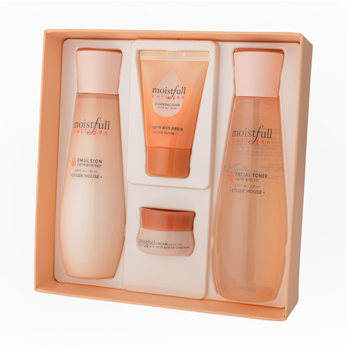 **พร้อมส่ง**Etude House Moistfull Collagen Skin Care Special Set เซ็ทบำรุงผิว 4 ขั้นตอน มอบคุณค่าการบำรุงจากซุปเปอร์คอลลาเจนเข้มข้น เติมเต็มความชุ่มชื่น ลดเลือนริ้วรอยให้จางลง คืนความกระชับเรียบเนียนให้ผิวดูอ่อนวัยและสุขภาพดี 