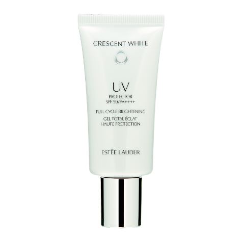 Estee Lauder Crescent White Full Cycle Brightening UV Protector SPF 50/PA++++ 30ml. เครสเซินทครีมกันแดดสำหรับผิวหน้า ช่วยปกป้องผิวระดับสูงด้วยค่า SPF 50 PA++++ พร้อมสาร Anti Oxidants มอบความรู้สึกเบาสบาย ไม่เหนี่ยวเหนอะหนะ ปกป้องผิวหน้าจากความ