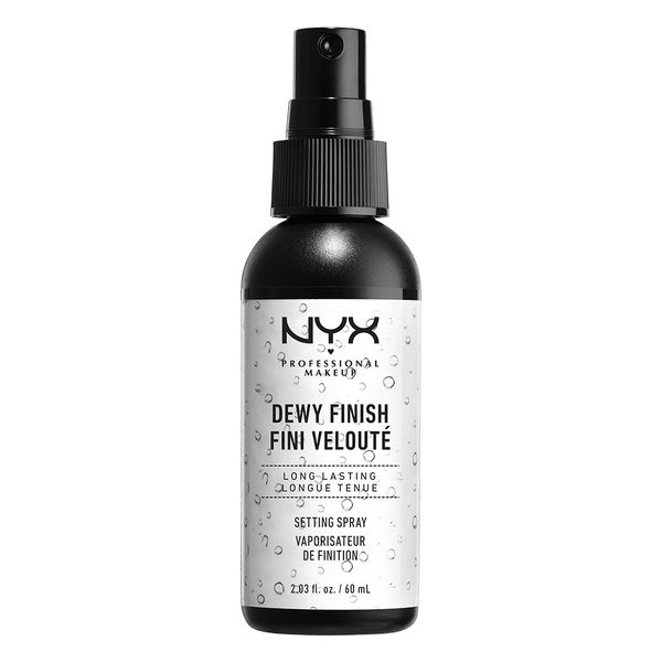 ** พร้อมส่ง**NYX Dewy Finish Makeup Setting Spray 60ml. สเปร์ยเซ็ทให้เครื่องสำอางค์ติดทนนานตลอดวัน สูตรนี้สำหรับผู้ที่ชอบแต่งหน้าที่ดูโกล์วๆ วาวๆสุขภาพดี แนวเทรนด์เกาหลีค่ะ ผิวจะดูชุ่มชื่นเหมือนเพิ่งแต่หน้าเสร็จใหม่ๆคะ