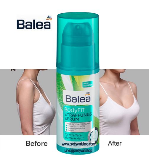 Balea BodyFIT Push-Up Serum 100ml. เซรั่มกระชับสัดส่วนทรวงอก จากประเทศเยอรมัน เพิ่มอกอวบอึ๋ม ตึงกระชับ สวยได้รูป ยกกระชับ อกใหญ่หย่อนคล้อย พร้อมปรับผิวเนียนสวย ขาวสดใส ดูเปล่งปลั่ง