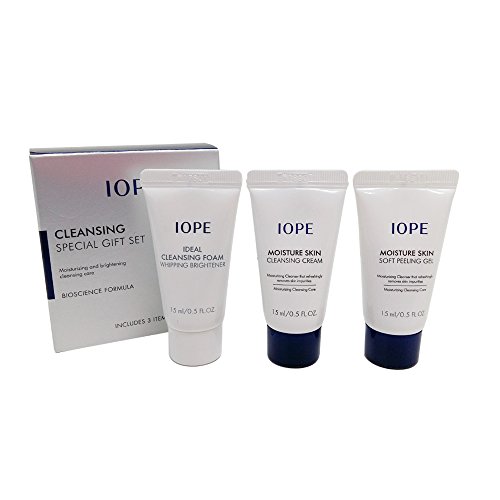 **พร้อมส่ง**IOPE Cleansing Special Gift Set 3 Items เซ็ทผลิตภัณฑ์ทำความสะอาดผิว สูตรทรงประสิทธิภาพ ช่วยขจัดคราบเมคอัพ และสิ่งสกปรกที่ตกค้างได้อย่างล้ำลึก และหมดจด พร้อมเติมความชุ่มชื่นให้ผิวเนียนนุ่ม ไม่แห้งกร้าน ช่วยลดเลือนความหมองคล้ำ จุดด่างดำต่างๆ ให้