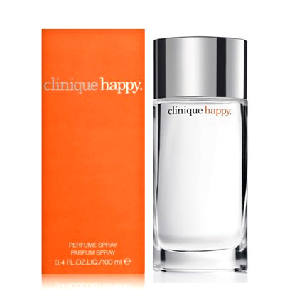 Clinique Happy Perfume Spray ไซส์จริง 100ml. น้ำหอมกลิ่นสดชื่นจากพืชตระกูลส้ม ช่วยเติมความสดใส สนุกสนาน ร่าเริง สามารถใช้ได้ทั้งชายและหญิง ถือเป็นกลิ่นยอดนิยมที่มียอดขายสูงสุดตลอดกาล