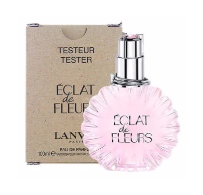 Lanvin Eclat De Fleurs Eau de Parfum 100ml. น้ำหอมลองแวงหัวสเปรย์ โดดเด่นด้วยน้ำหอมสีชมพูหวานสำหรับผู้หญิง กลิ่นแอบคล้ายชาแนลสีชมพูเลยค่ะ กลิ่นหอมหวานสดชื่นเสมือนช่วงเวลาดีๆ ท่ามกลางทุ่งหญ้า ต้นไม้ และสวนดอกไม้หอมกรุ่น