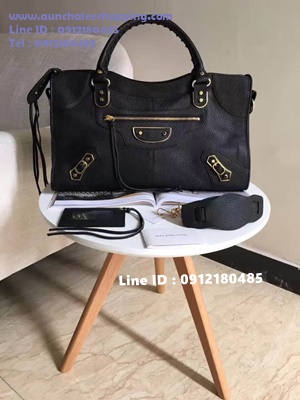 Balenciaga mini city size 43 cm งาน ออริจินอล ทำจากหนังแกะแท้ ยิ่งใช้หนังยิ่งเหมือนแท้