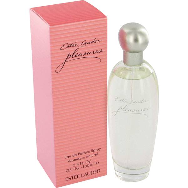 Estee Lauder Pleasures EDP Spray 100ml. ความหอมในรูปแบบอ่อนเบาบางของหมู่มวลดอกไม้ คล้ายกลิ่นรื่นรมย์ของดอกไม้หลังสายฝนฉ่ำ หอมโดดเด่นด้วยกลิ่นหอมแรกของดอกลิลลี่สีขาว และใบไวโอเล็ตสด พร้อมกลิ่นหอมของพืชน้ำสีเขียว ส่วนกลิ่นหอมหลัก เผยกลิ่นไลแลค