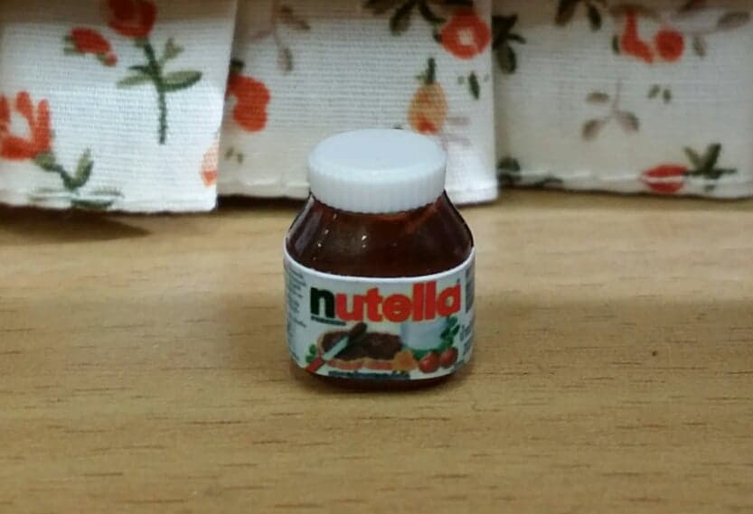 W016 - ช็อคโกแลตนูเทลล่าขวดจิ๋วNutella(ราคาต่อขวด)