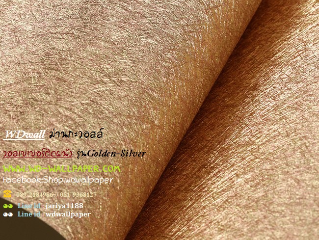 วอลเปเปอร์ติดผนัง สไตล์ Golden-Silver