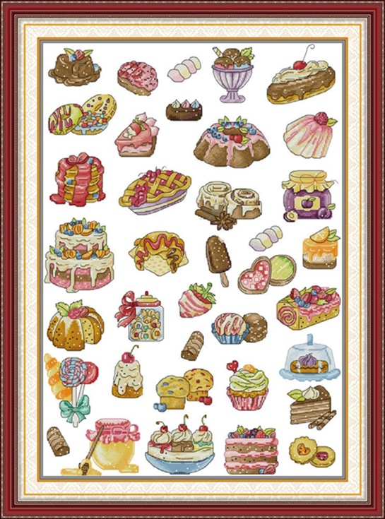 Dessert (ไม่พิมพ์/พิมพ์ลาย)