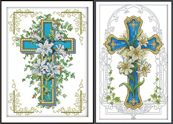 The cross (ไม่พิมพ์/พิมพ์ลาย)