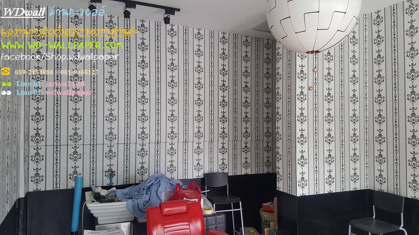 wd2 ตกแต่งผนังบ้านด้วย wallpaperติดผนัง By wdwall2