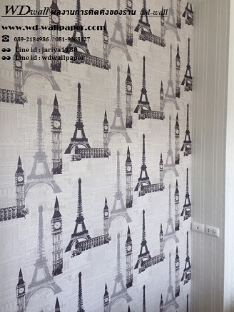 วอลเปเปอร์ติดผนัง ลายโมเดิร์น-พอลสมิท-กราฟฟิก