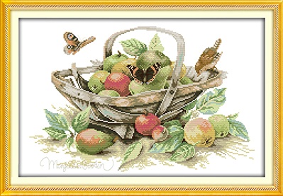 Fruit basket (ไม่พิมพ์/พิมพ์ลาย)