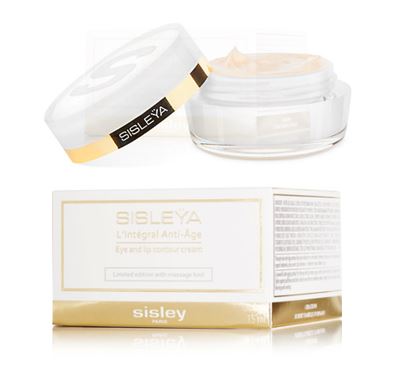 Sisley Sisleya L'Integral Anti-Age Eye and Lip Contour Cream 15ml. Limited Edition with Massage Tool (แถม) ครีมบำรุงรอบดวงตาและริมฝีปากสูตรใหม่ ลิมิเต็ด เอดิชั่น พร้อมอุปกรณ์นวด (Ridoki) เพื่อปรนนิบัติผิวก่อนการใช้ผลิตภัณฑ์ บอกลาสัญญาณบ่ง