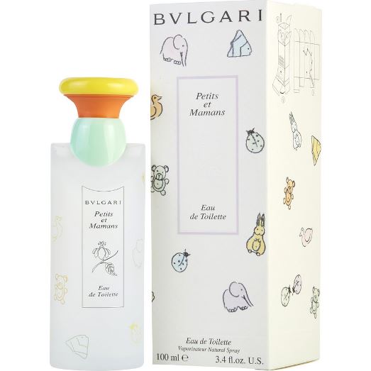 Bvlgari Petits et Mamans Eau de Toilette Spray 100ml. น้ำหอมในตำนานกลิ่นแป้งเด็ก ที่หลายคนตามหาน้ำหอมกลิ่นแสนน่ารัก ที่หาซื้อยากมาก เป็นน้ำหอมที่ปราศจากแอลกอฮอล์มันให้กลิ่นหอมๆในแนวดอกไม้-อโรม่า เป็นน้ำหอมตัวแรกที่สร้างสรรค์มาเพื่อเด็กๆ และเพื