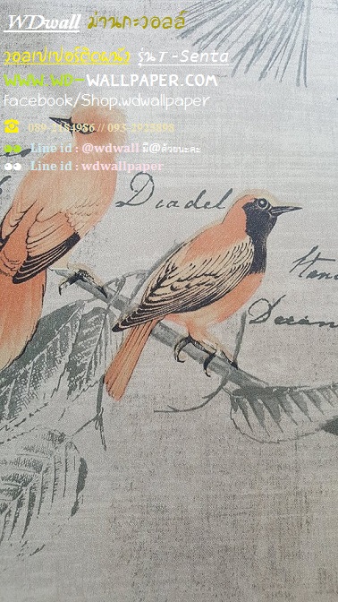 วอลเปเปอร์ติดผนัง สไตล์วินเทจ  (Vintage Style)