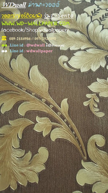 wd2 wallpaperติดผนัง ลายหลุยส์