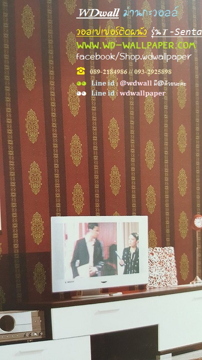wd2 wallpaperติดผนัง ลายหลุยส์