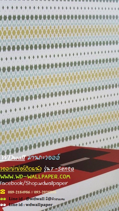 wd2 wallpaperติดผนัง ลายเรโทร