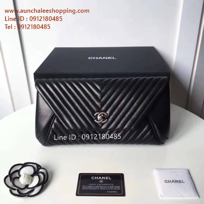 New Chanal Clutch original leather งานหนังแท้ งานสวยเหมือนแท้มากที่สุด