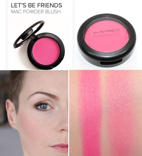 MAC Powder Blush #Let's Be Friends ปริมาณ 6 g. (ขนาดปกติ) บลัชออนแบบฝุ่น กระจายเนื้อสีเนียนเรียบทั่วผิวหน้า มอบ ผลลัพธ์รูปหน้าให้มีมิติโดดเด่น จากการสะท้อนแสงและสีของเนื้อบลัชออน ทำให้ผิวดูเปล่งประกายดูสุขภาพดีค่ะ