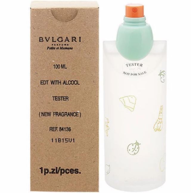 Bvlgari Petits et Mamans EDT 100 ml. (tester) ไซส์จริง กล่องสีน้ำตาล สินค้าใหม่ ไม่ผ่านการใช้ จากเคาน์เตอร์ ให้กลิ่นหอมๆในแนวดอกไม้-อโรม่า มันเป็นน้ำหอมตัวแรกที่สร้างสรรค์มาเพื่อเด็กๆ และเพื่อความสุขของคุณแม่และที่กำลังจะเป็นคุณแม่