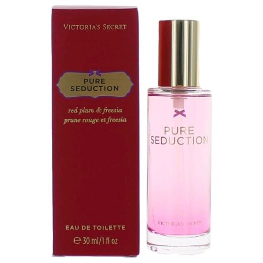 **พร้อมส่ง**Victoria's Secret Pure Seduction Eau de Toilette 30 ml. สเปร์ยหัวน้ำหอมเข้มข้น ขวดแก้วหัวฉีดมีกล่อง ใช้ฉีดตามจุดชีพจรของร่างกาย ให้กลิ่นหอมติดทนนานทั้งวัน กลิ่นนี้จะเป็นกลิ่นหอมซนๆ แบบหวานซ่อนเปรี้ยวของผลไม้หลายชนิด มีส่วนผสมของกลิ่นเมลอน