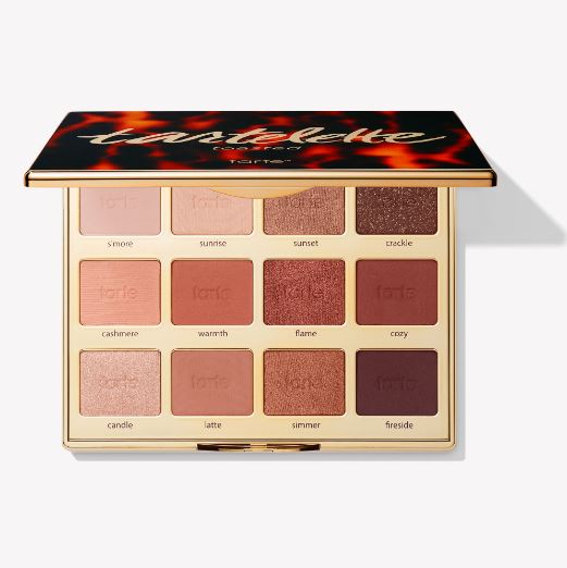 Tarte Tartelette Toasted Eyeshadow Palette พาเลทโทนสีร้อนแรง สีทอง สีน้ำตาล สีทองแดงส้มให้ความอบอุ่นร้อนๆ พร้อมแพ็คเกจที่ร้อนแบบฉุดไม่อยู่ ในพาเลทมี 12 เฉดสี มีทั้งเนื้อแมทและชิมเมอร์ เม็ดสีแน่น สีติดทน 