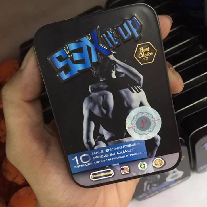 SEX IT UP เซ็กซ์ อิท อัพ สำหรับเพศชาย ช่วยเพิ่มพลังความเป็นชาย เพิ่มสมรรถภาพทางเพศ กล่องเหล็ก10แคปซูล