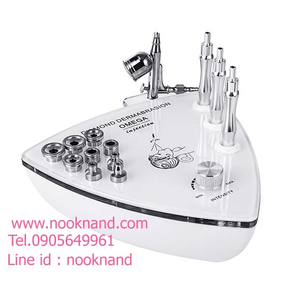 เครื่องกรอหัวเพชร 2 in 1 Diamond Microdermabrasion Dermabrasion Peeling Oxygen Water Spray Jet Machine