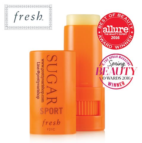 Fresh Sugar Sport Treatment Sunscreen SPF 30 ขนาด 6g. ผลิตภัณฑ์กันแดดที่ออกแบบมาในรูปแบบแท่งใช้งานง่าย พกพาสะดวก มาพร้อมคุณสมบัติกันน้ำให้การปกป้องพร้อมกับการบำรุงสำหรับริมฝีปาก,ใบหน้า & ผิวบริเวณรอบดวงตา ใช้งานง่ายพร้อมปกป้องคุณจากรังสียู