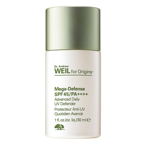 **พร้อมส่ง**Origins Dr. Andrew Weil for Origins Mega-Defense SPF45/ PA++++ Advanced Daily UV Defender 30ml. ครีมกันแดดประสิทธิภาพสูงไม่ทิ้งคราบขาว จากส่วนประกอบจากธรรมชาติที่ปราศจากสารเคมี 100% อ่อนโยนแต่สามารถปกป้องผิวจากรังสี UVA และ UVB อย่างมีประสิทธิ