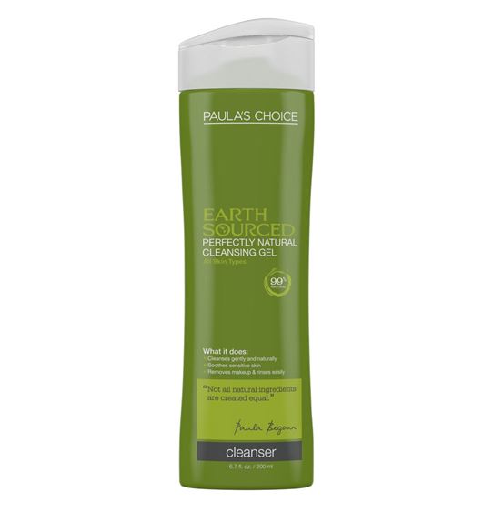 **พร้อมส่ง**Paula's Choice Earth Sourced Perfectly Natural Cleansing Gel 200ml. เจลล้างหน้าสูตรอ่อนโยน ด้วยส่วนผสมจากธรรมชาติ 99% ช่วยขจัดสิ่งสกปรก และเครื่องสำอาง ให้ความรู้สึกสดชื่น ผิวนุ่ม ไม่ทำให้ผิวแห้งตึง