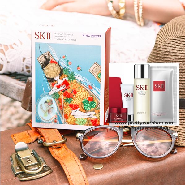 SK-II Pitera Essence Starter Kit Thailand Exclusive เซ็ทเริ่มต้นประสบการณ์ผิวกระจ่างใสด้วย PITERA เมื่อใช้ร่วมกันคุณจะรู้สึกได้ถึงผิวที่ดูกระชับ เรียบเนียน และกระจ่างใสยิ่งขึ้น ปลุกสัญญาณแห่งผิวอ่อนเยาว์ พร้อมต่อต้านริ้วรอยแห่งวัยที่มองเห็นไ