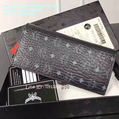Mcm wallet Hiend size 19 cm ทำจากหนังวัวแท้ งานสวยเหมือนแท้