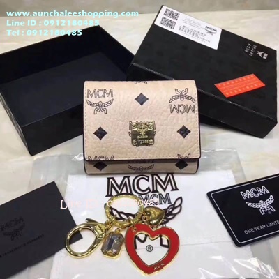 Mcm wallet Hiend size 11 cm ทำจากหนังวัวแท้ งานสวยเหมือนแท้