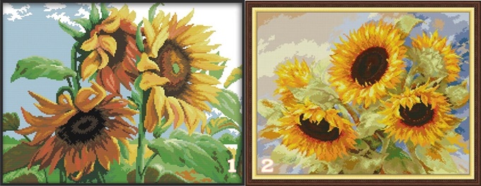 Sunflower (เดี่ยว/คู่)(ไม่พิมพ์/พิมพ์ลาย)