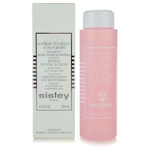 Sisley Floral Toning Lotion 250ml.  ฟลอรัล โทนนิ่ง โลชั่น โทนนิ่งโลชั่นปรับสภาพผิวหลังล้างหน้า สำหรับผิวแห้งและบอบบาง จากพฤกษากุหลาบ, คอร์น ฟลาวเวอร์ และ วิทช์เฮเซล ช่วยเสริมการทำความสะอาดผิวให้หมดจดยิ่งขึ้น พร้อมคงสมดุลชุ่มชื่น ให้ความรู้สึกผ