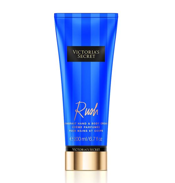 Victoria's Secret Rush Fragrant Hand & Body Cream 200ml. บอดี้ครีมน้ำหอมสูตรบำรุงเข้มข้น กลิ่นโทนผลไม้ผสมกับกลิ่นดอกไม้ หอมหวานสดชื่นคะ