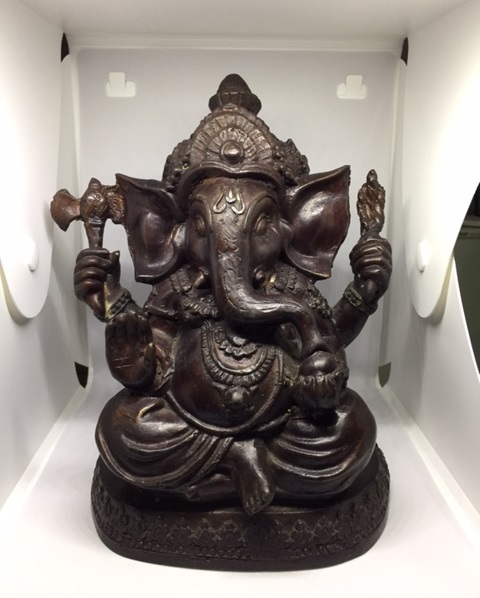 PT036 พระพิฆเนศวร เนื้อทองเหลือง Brass Ganesh (Black)