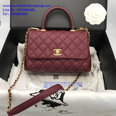 Chanal coco เกรดออริจินอล size 9.5" งานหนังแท้ งานสวยเหมือนแท้