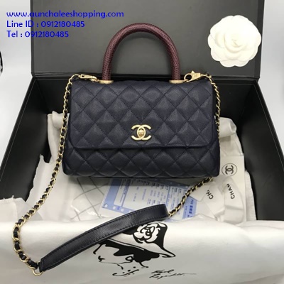 Chanal coco เกรดออริจินอล size 9.5" งานหนังแท้ งานสวยเหมือนแท้