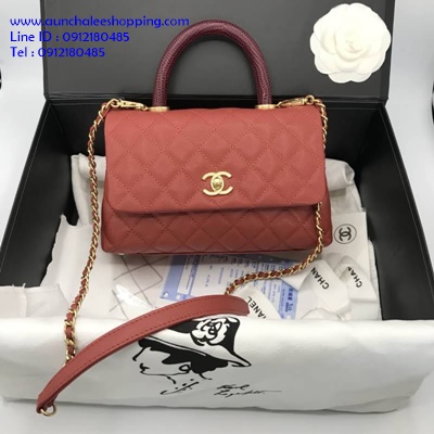 Chanal coco เกรดออริจินอล size 9.5" งานหนังแท้ งานสวยเหมือนแท้