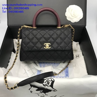 Chanal coco เกรดออริจินอล size 9.5" งานหนังแท้ งานสวยเหมือนแท้