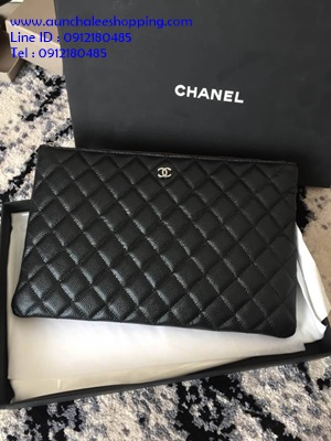 Chanal Clutch เกรดออริจินอล งานหนังแท้ สวยเหมือนแท้ งานเกรดดีสุด