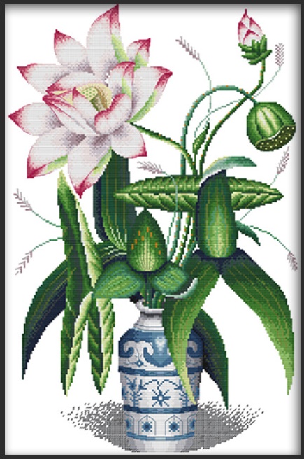Lotus porcelain (ไม่พิมพ์/พิมพ์ลาย)