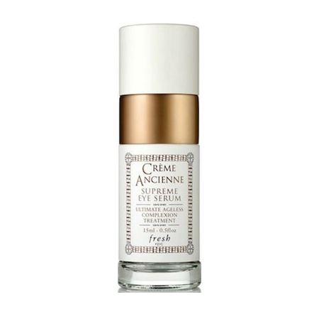 Fresh Creme Ancienne Supreme Eye Serum ขนาดทดลอง 5 ml. เซรั่มบำรุงผิวรอบดวงตา พิสูจน์แล้วว่าช่วยลดเลือนความหมองคล้ำ ถุงน้ำใต้ตาและริ้วรอยรอบดวงตา ให้ดูลดเลือนลง