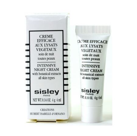 **พร้อมส่ง**Sisley Creme Efficace Intensive Night Cream ขนาดทดลอง 4ml. อินเทนสีฟ ไนท์ ครีม ครีมบำรุงกลางคืนสูตรเร่งรัดเพื่อจัดการริ้วรอยแรกเริ่ม บำรุงผิวใหม่ให้ดูแข็งแรงด้วยส่วนผสมอายุวัฒนะอันเลื่องชื่อ ผิวดูกระชับ นวลเนียน นุ่มละมุน และรู้สึกได้ถึงความอ่